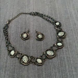 Necklace and earrings set